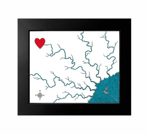 Seth Pitt - Framed 5" x 7" Print - 'Return to the Source' #FG33