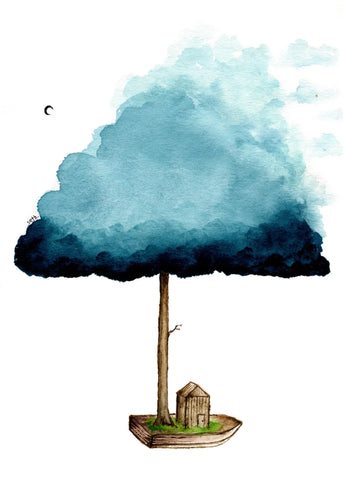 Seth Pitt - 5" x 7" Print - 'Rooted in the Wind' #WR4