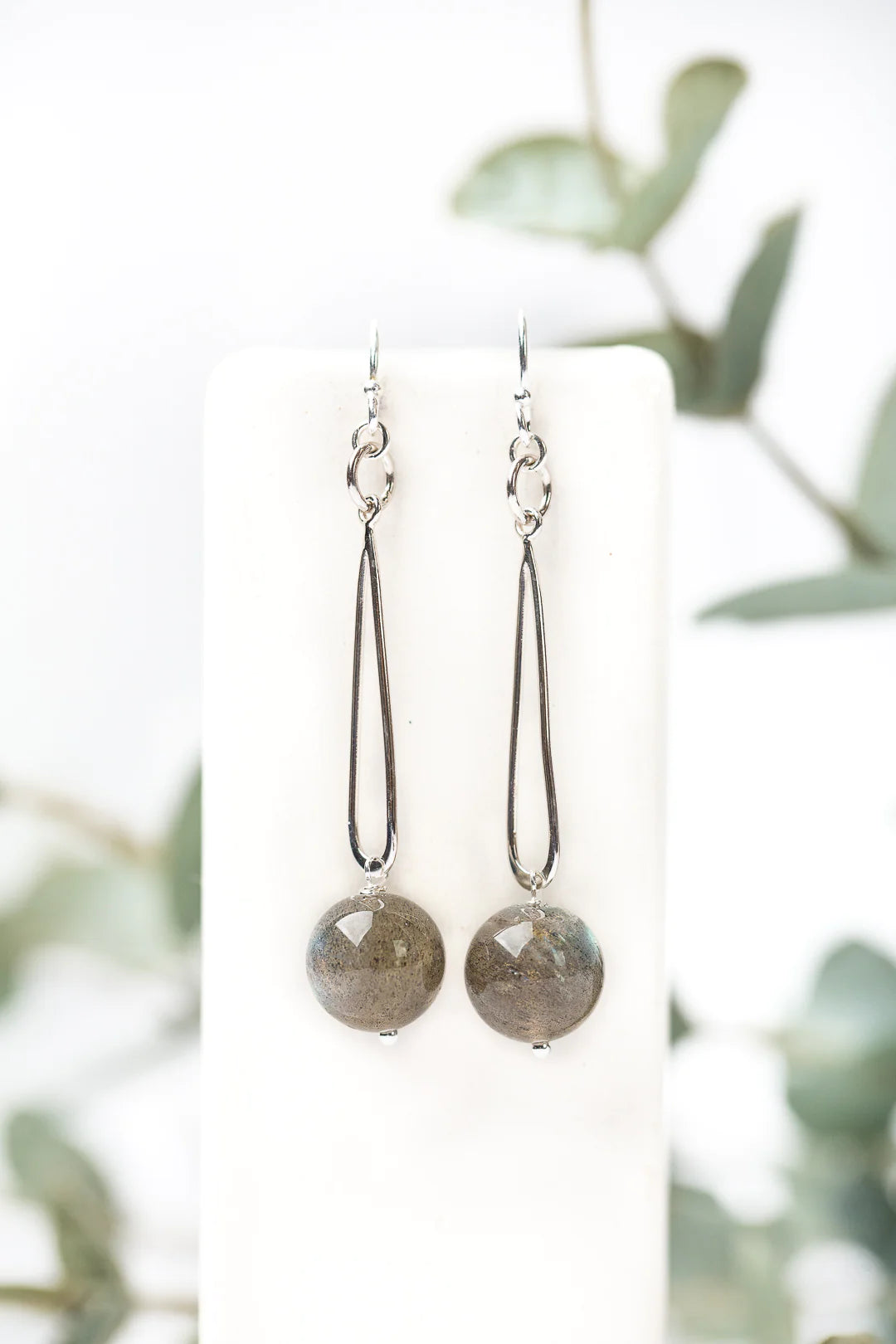 Vaughan - Prism Collection - Earrings - Labradorite Dangle #Pri008E