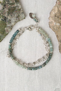 Vaughan - Resilience Collection - Bracelet - Aquamarine/Labradorite Multistrand #Resil014B