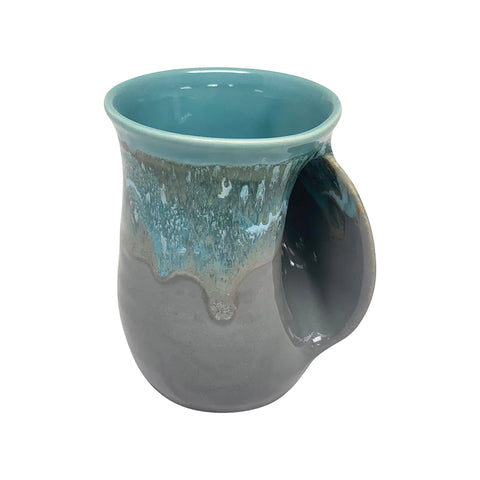 Clay in Motion - Handwarmer Mug - Right Handed (River Stone) #19RS