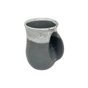 Clay in Motion - Handwarmer Mug - Right Handed (Snowcap) #19SC