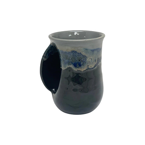 Clay in Motion - Handwarmer Mug - Left Handed (Stormy Night) #20SN