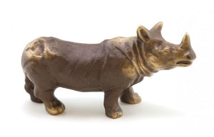 Nelles Studios - sculpture cast bronze - small rhino