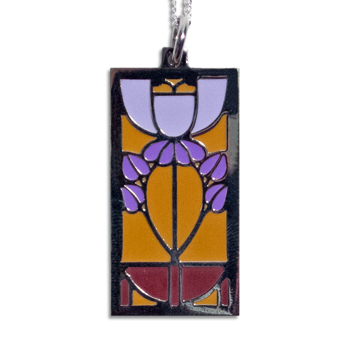 Motawi Tileworks - Necklace - Bellflower Pendant (Lavendar)