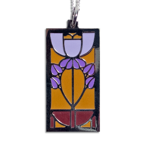 Motawi Tileworks - Necklace - Bellflower Pendant (Lavendar)