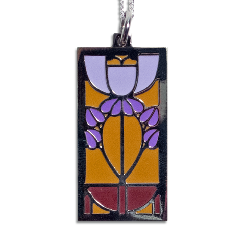 Motawi Tileworks - Necklace - Bellflower Pendant (Lavendar)