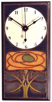 All Fired Up - Tall Cloquette - 'Art Nouveau Flower' #TC015