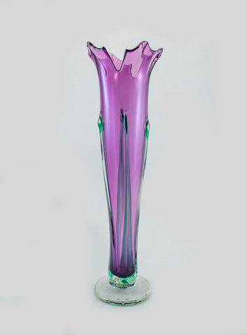 Callahan Mountain - Flower Vase (Pink Iridized)
