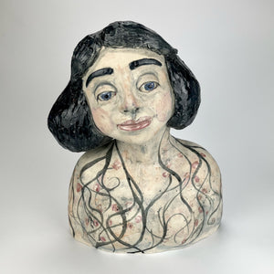 Cindy Powers - Head and Shoulders Sculpture 14" - Beatrix
