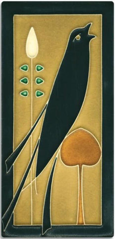 Motawi Tileworks - tile - songbird facing right