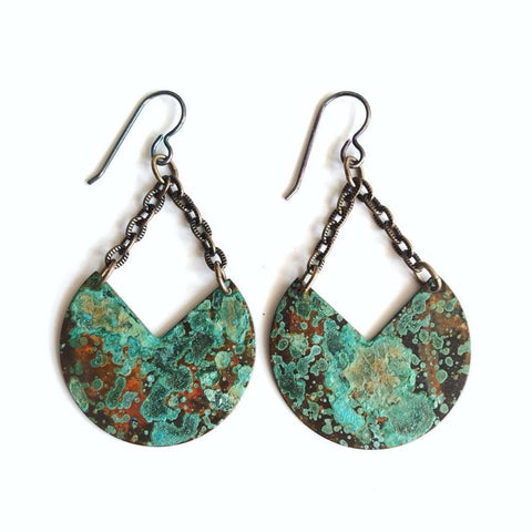 Lowery - Earrings - V Circle - El Mar