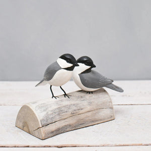 Aviologie - Bird Sculpture - Chickadee - Pair - 7" - CHE-221