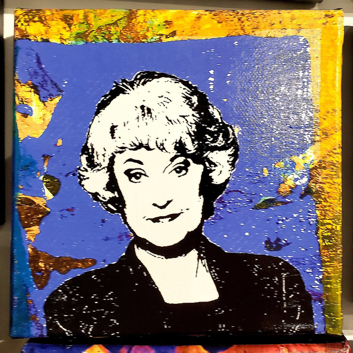 Van Leeuwen - Mixed Media Wall Hanging - Golden Girls (Blanche)