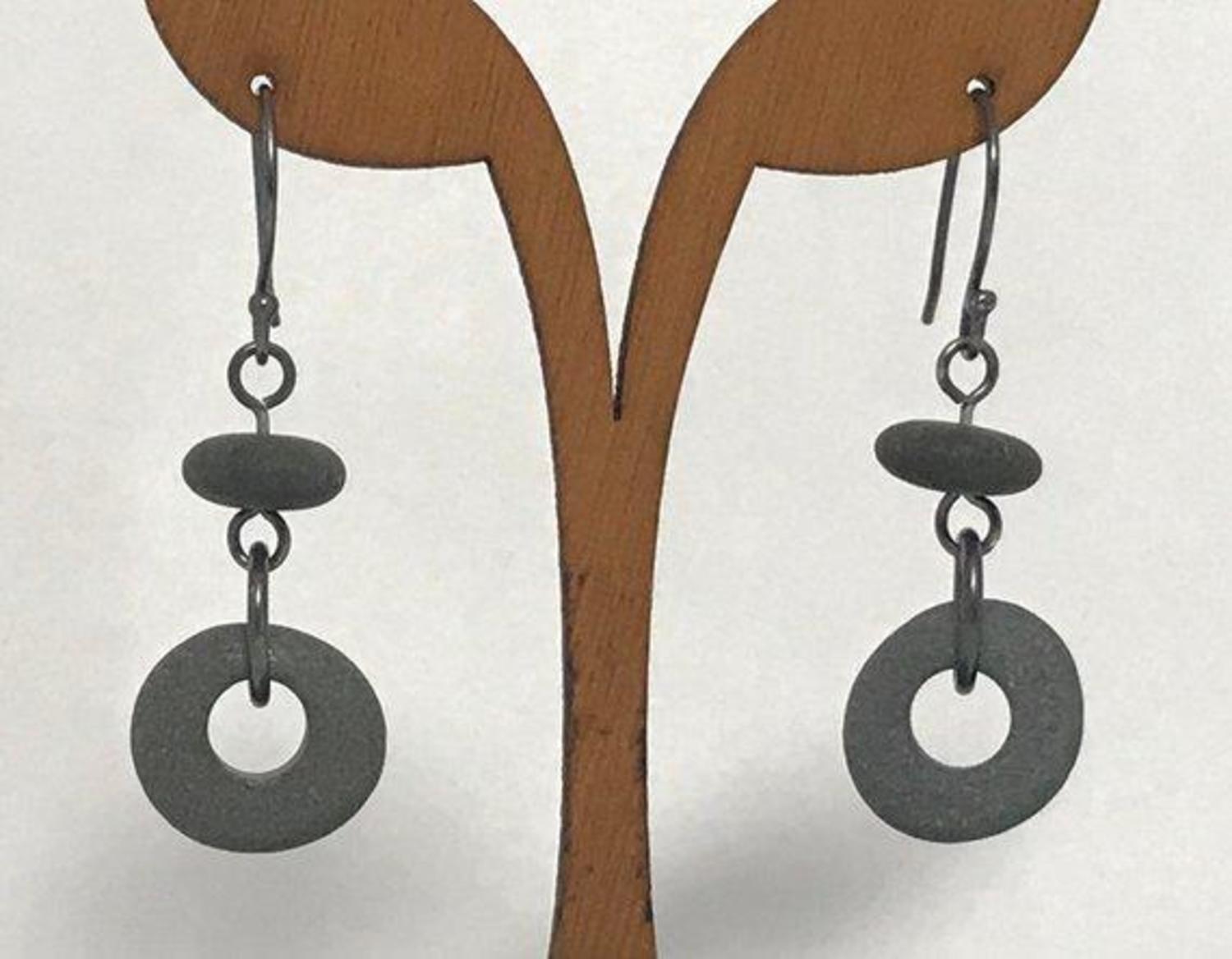Lakestone Jewelry - Earrings - Double Rock