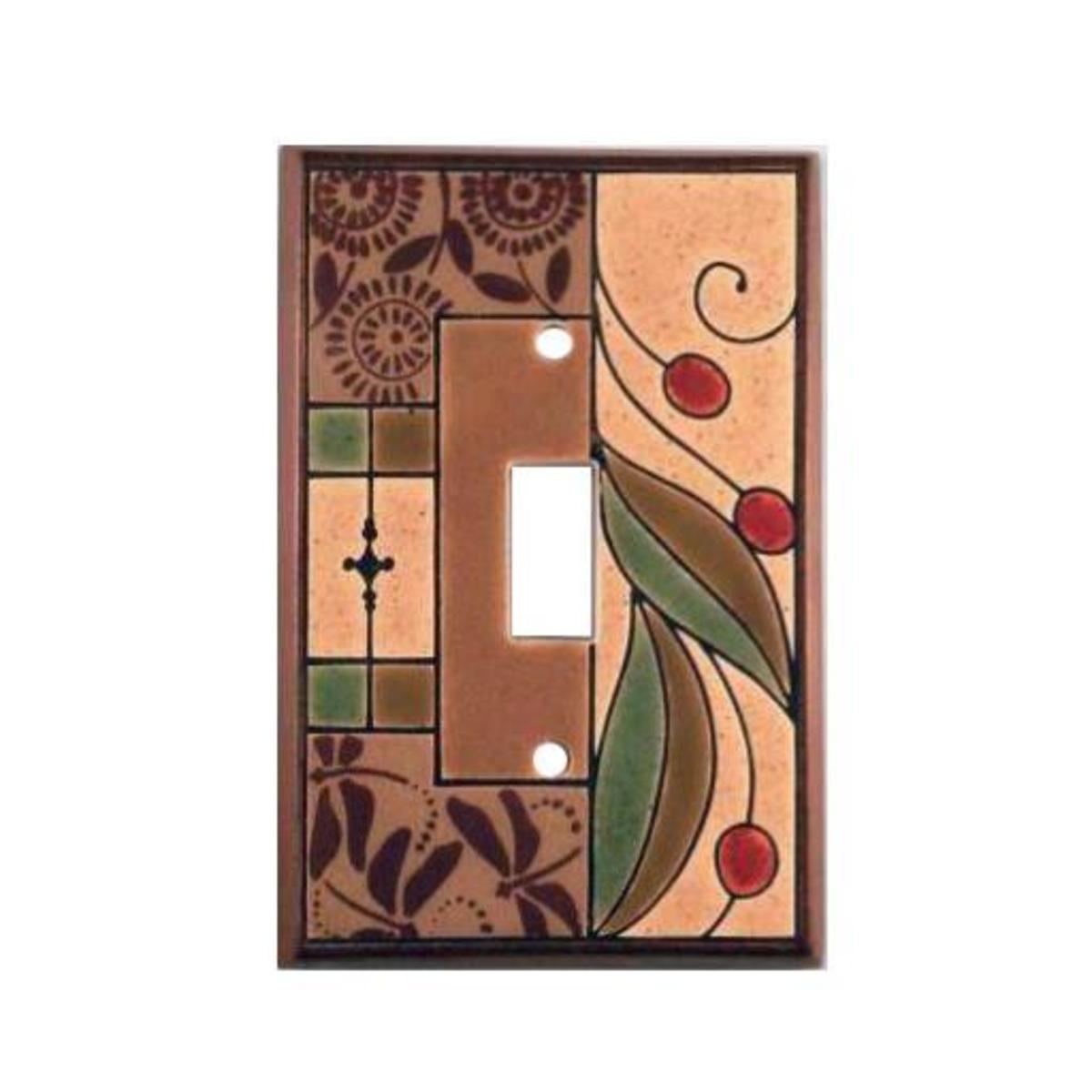 All Fired Up - Switchplate Single - Summer Tapestry #FL072S