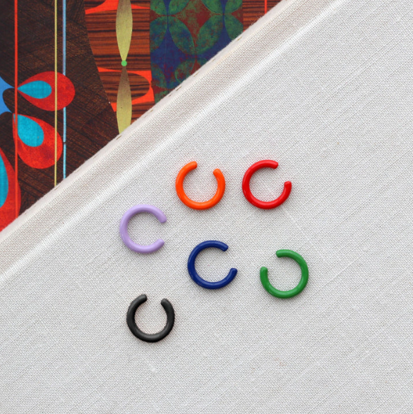 Kris Nations - Earrings - Palette Enamel Ear Cuff (Red) #E768-RED