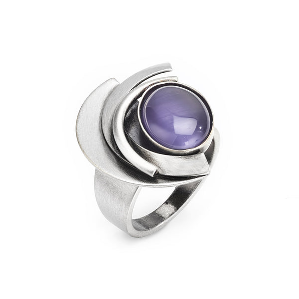 Christophe Poly - Glass and Metal Rings (Assorted Colors/Designs) #R