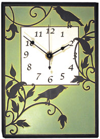 All Fired Up - Full Size Clock - 'Songbirds'