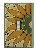 All Fired Up - Single Switchplate - "Sunflower" #AG225